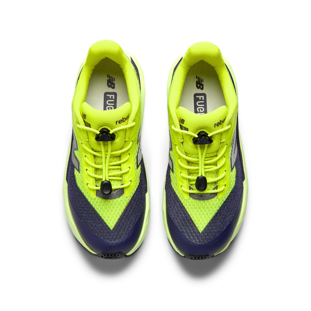 FuelCell Rebel Bungee Lace with Toggle Younger Kids' :Alkaline Green | Boysenberry
