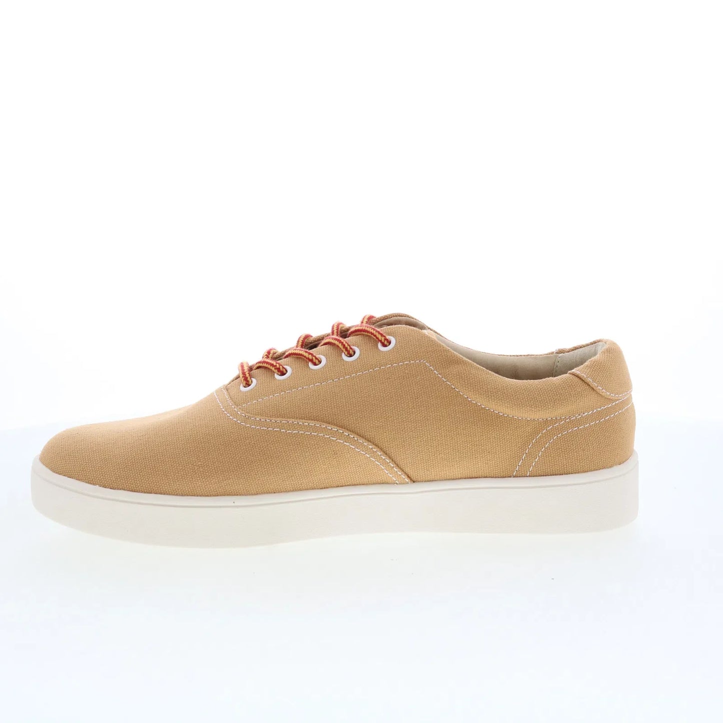 Spenco Pier SP2007WHE Mens Brown Canvas Lace Up Lifestyle Sneakers Shoes