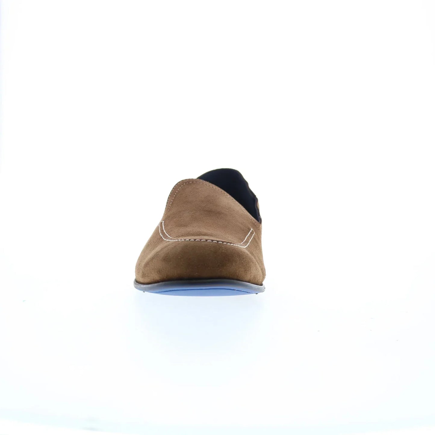 Di Bianco Positano Suede Mens Brown Suede Loafers & Slip Ons Casual Shoes
