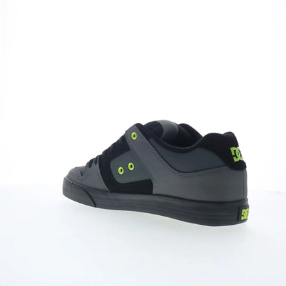 DC Pure DC01782028-GRYBLK Mens Gray Leather Skate Inspired Sneakers Shoes