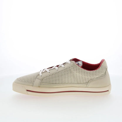 Pajar Queens 47067 Mens Beige Leather Lace Up Lifestyle Sneakers Shoes