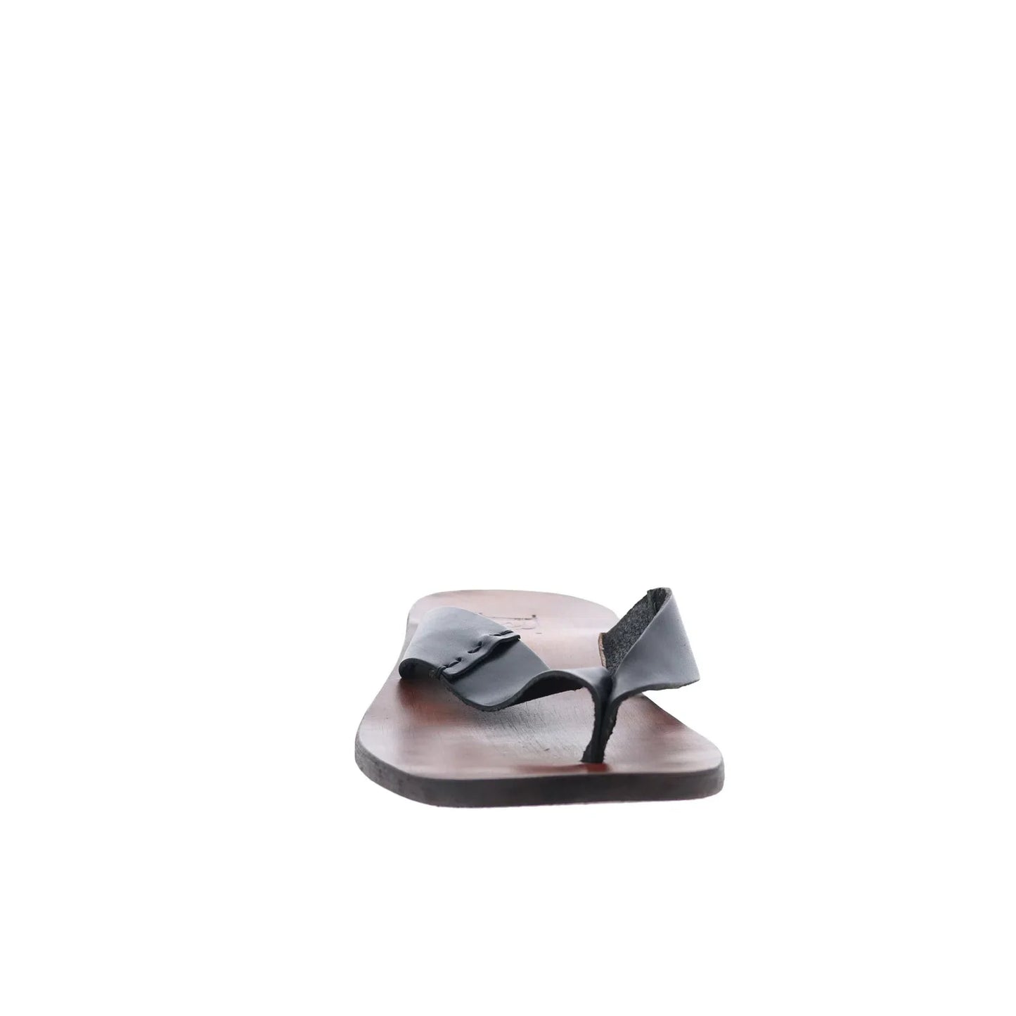 RD Company RD81 Mens Brown Leather Slip On Sandals Flip-Flops Shoes