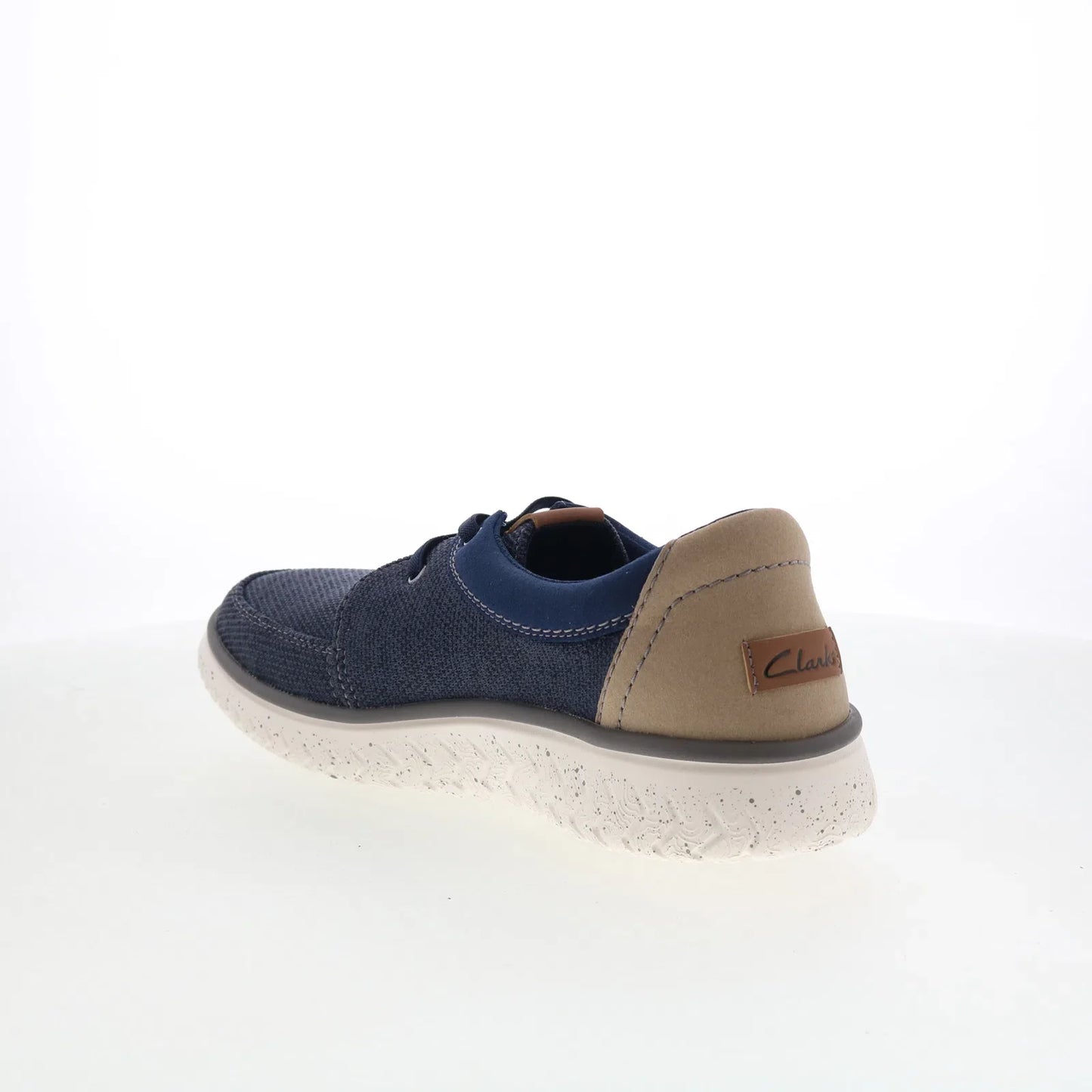 Clarks Relax Lite Lace 26181996 Mens Blue Canvas Lifestyle Sneakers Shoes