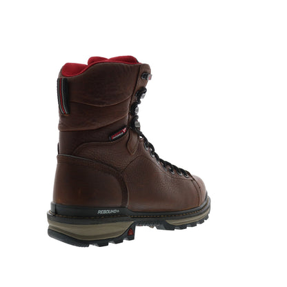 Rocky Rams Horn Lace To Toe Composite Waterproof Mens Brown Boots