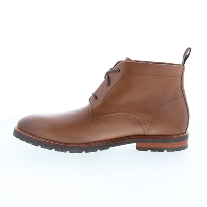 Rockport Caspe RMCASPE Mens Brown Wide Leather Lace Up Chukkas Boots