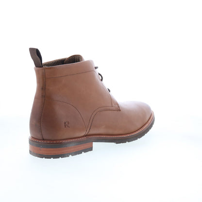 Rockport Caspe RMCASPE Mens Brown Wide Leather Lace Up Chukkas Boots