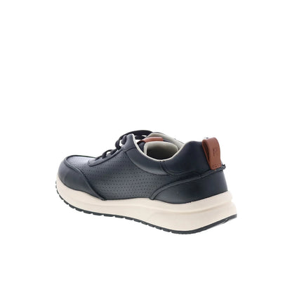 Rockport DMX Bowen Mens Black Wide Leather Lace Up Lifestyle Sneakers Shoes