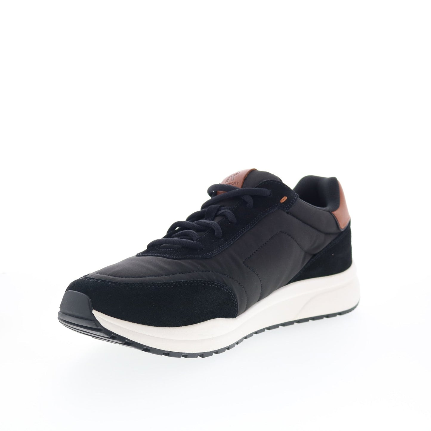 Rockport DMX Brock RMDMXBROCK Mens Black Wide Lifestyle Sneakers Shoes