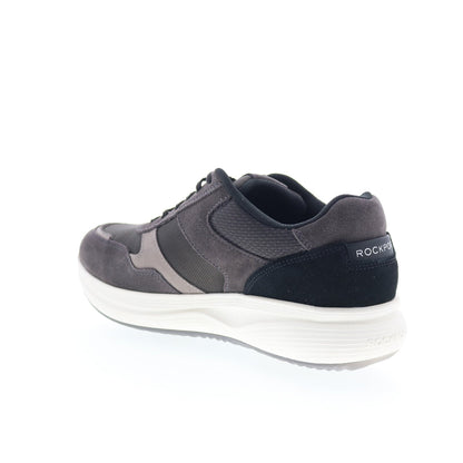 Rockport DMX Corvin RMDMXCORVIN Mens Gray Suede Lifestyle Sneakers Shoes