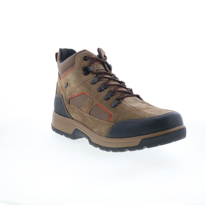Rockport Evan Waterproof RMEVAN Mens Brown Suede Lace Up Casual Dress Boots