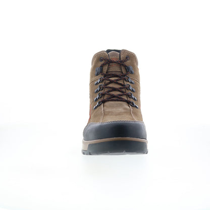 Rockport Evan Waterproof RMEVAN Mens Brown Suede Lace Up Casual Dress Boots