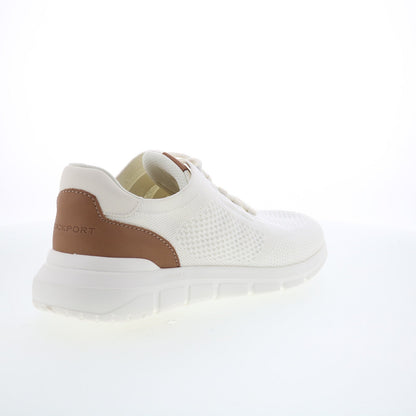 Rockport Jaimson RMJAIMSON Mens White Wide Canvas Lifestyle Sneakers Shoes