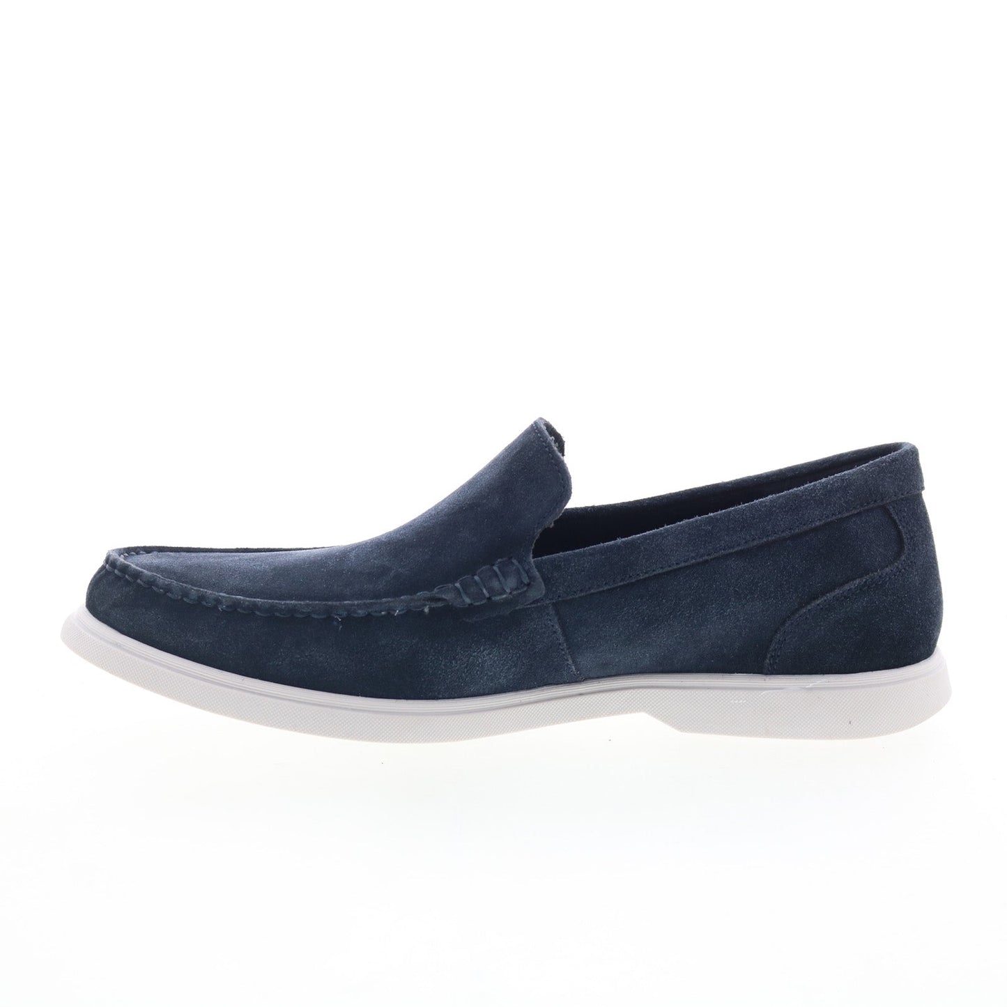 Rockport Jensen Mens Blue Suede Slip On Loafers & Slip Ons Casual Shoes