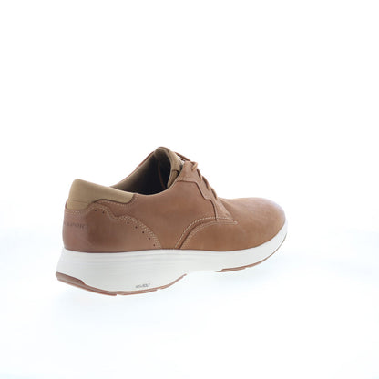 Rockport Noah Plain Toe Mens Brown Oxfords & Lace Ups Plain Toe Shoes