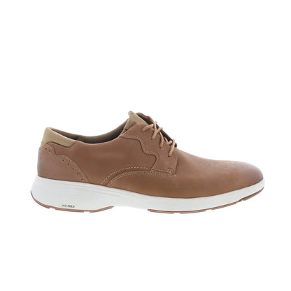 Rockport Noah Plain Toe Mens Brown Oxfords & Lace Ups Plain Toe Shoes