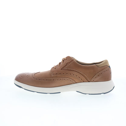 Rockport Noah Wingtip Mens Brown Oxfords & Lace Ups Wingtip & Brogue Shoes