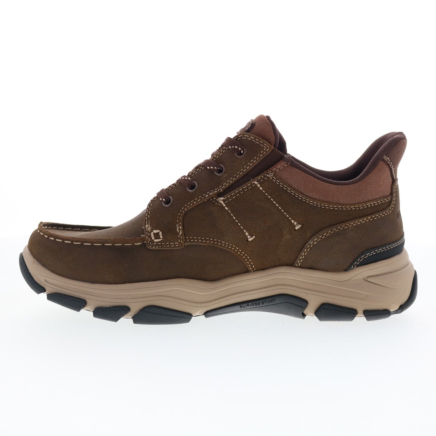 Rockport Ronan RMRONAN Mens Brown Leather Lace Up Lifestyle Sneakers Shoes