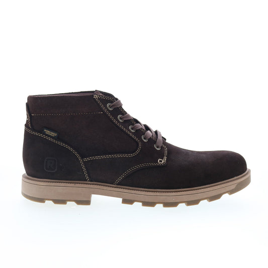 Rockport Seamus RMSEAMUS Mens Brown Leather Lace Up Chukkas Boots