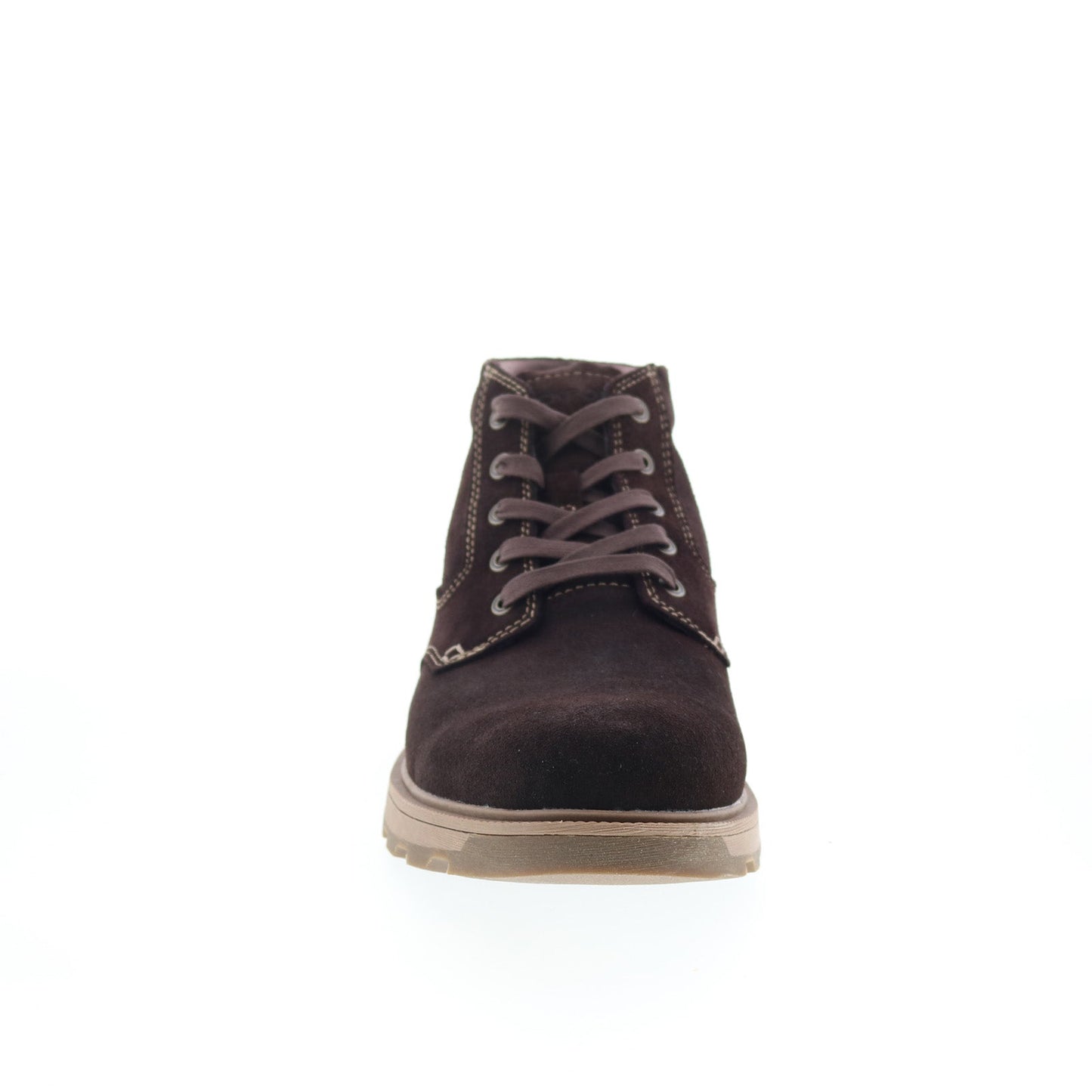Rockport Seamus RMSEAMUS Mens Brown Leather Lace Up Chukkas Boots