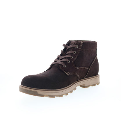 Rockport Seamus RMSEAMUS Mens Brown Leather Lace Up Chukkas Boots