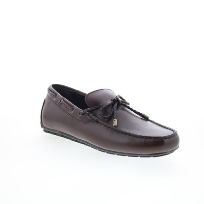 Rockport Taya RMTAYA Mens Brown Leather Loafers & Slip Ons Moccasin Shoes