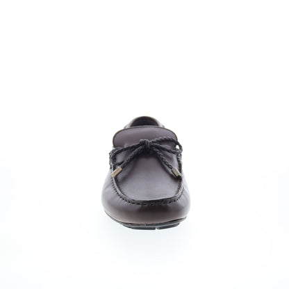 Rockport Taya RMTAYA Mens Brown Leather Loafers & Slip Ons Moccasin Shoes