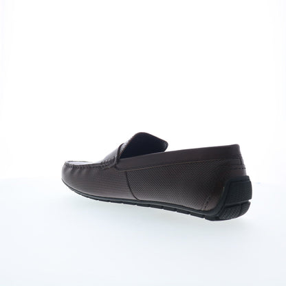 Rockport Tayo RMTAYO Mens Brown Leather Loafers & Slip Ons Moccasin Shoes
