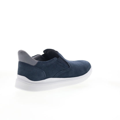 Rockport Tristens RMTRISTENS Mens Blue Suede Lifestyle Sneakers Shoes