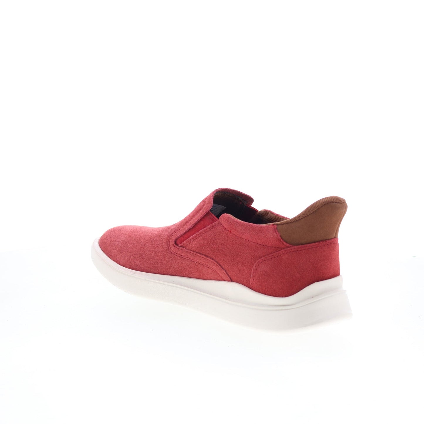 Rockport Tristens RMTRISTENS Mens Red Wide Suede Lifestyle Sneakers Shoes