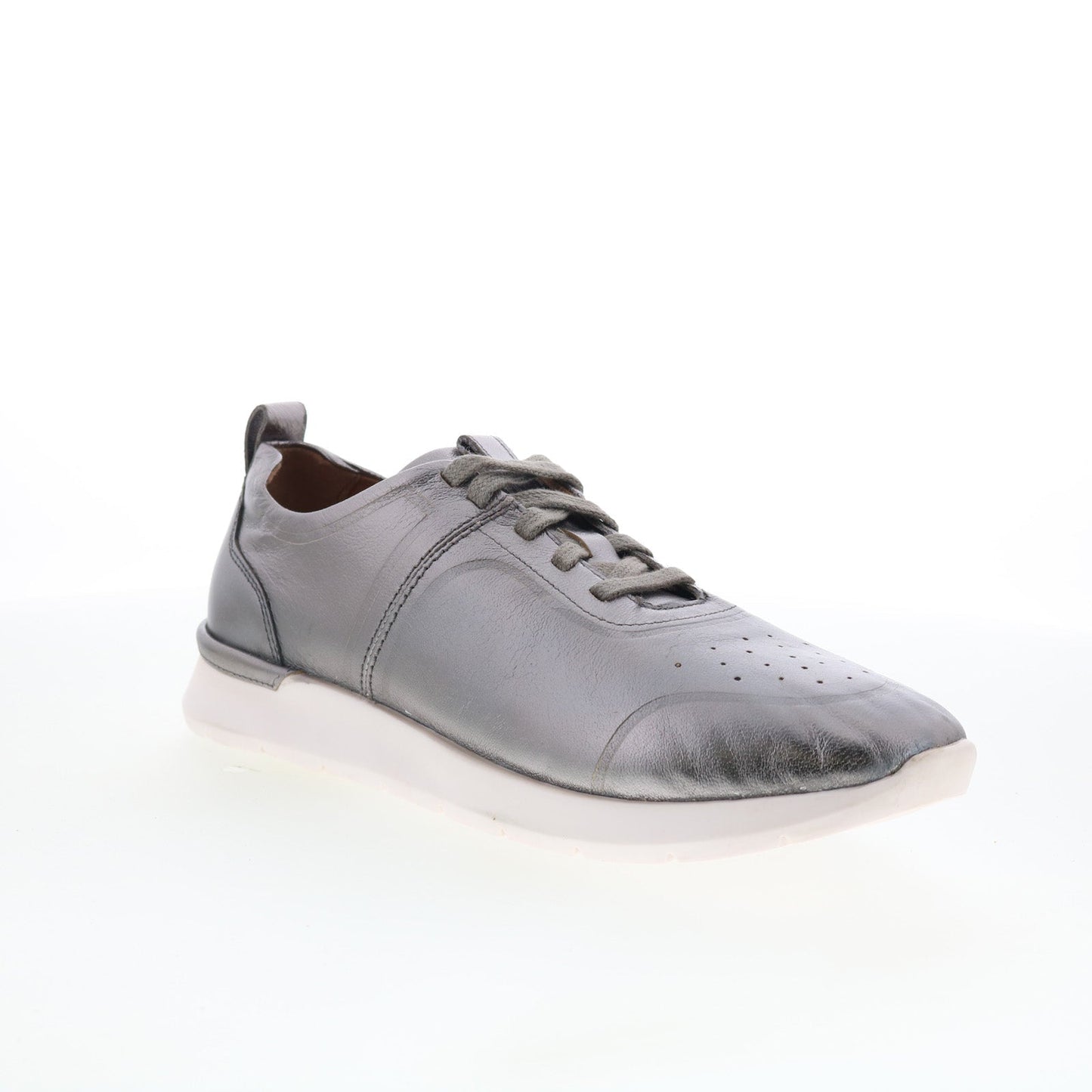 SoftWalk Stella S2213-911 Womens Gray Leather Lifestyle Sneakers Shoes