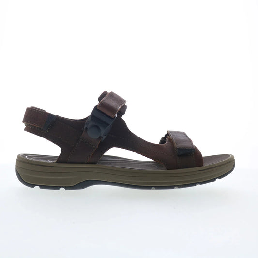 Clarks Saltway Trail 26176905 Mens Brown Leather Strap Sport Sandals Shoes