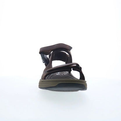 Clarks Saltway Trail 26176905 Mens Brown Leather Strap Sport Sandals Shoes