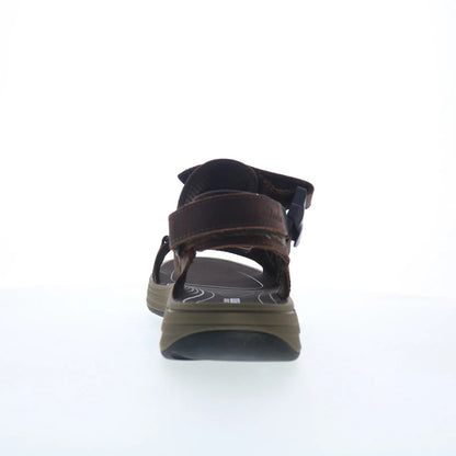 Clarks Saltway Trail 26176905 Mens Brown Leather Strap Sport Sandals Shoes