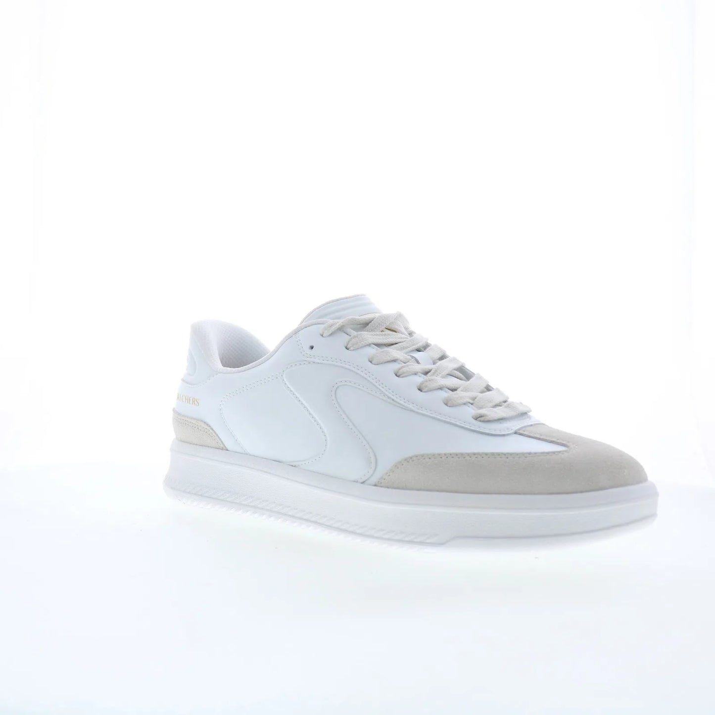 Skechers Slip-ins: Hotshot HI Mens White Leather Lifestyle Sneakers Shoes