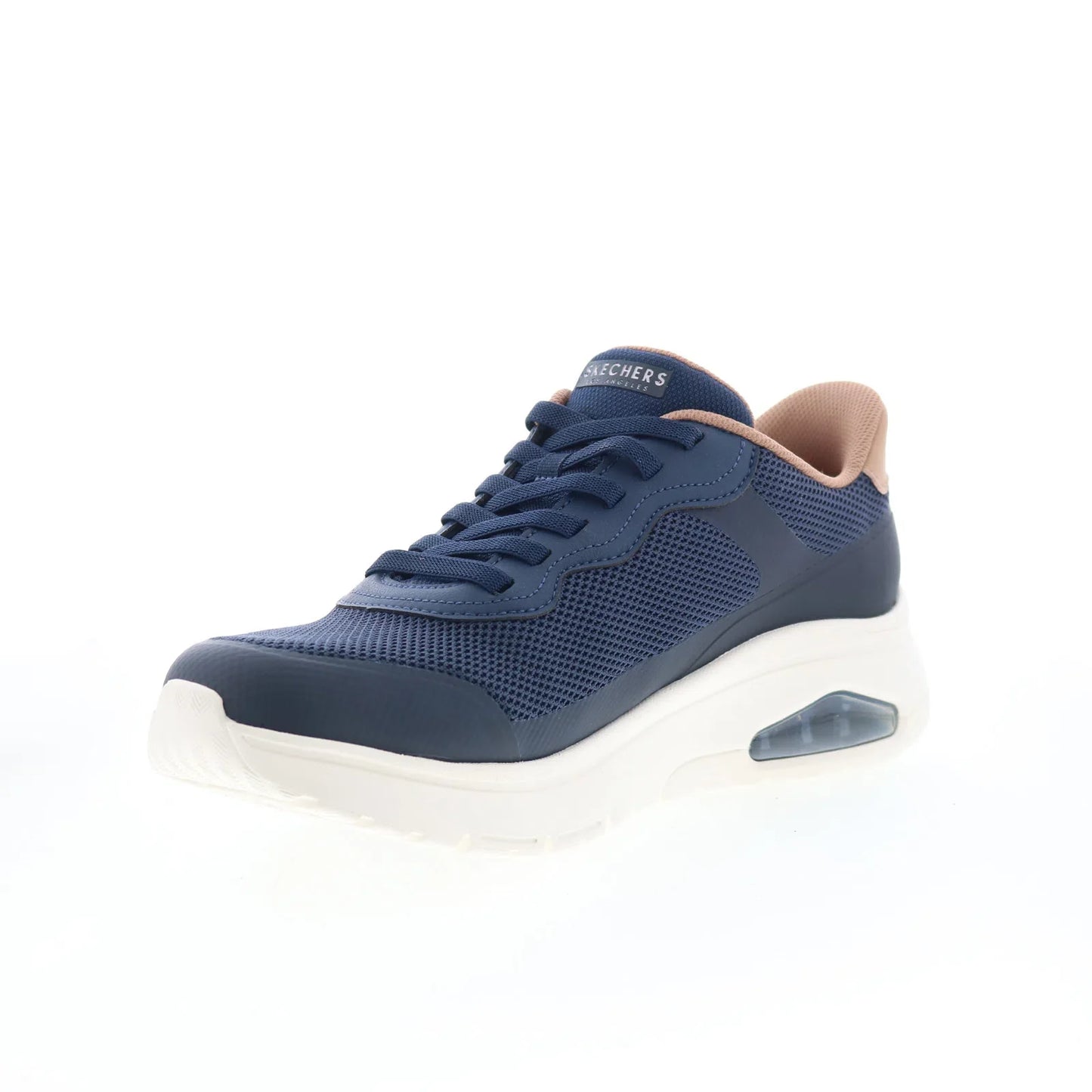 Skechers Slip-Ins: UNO Flex - Step N Knit Mens Blue Sneakers Shoes