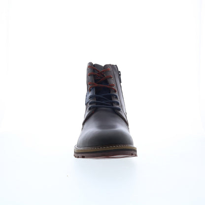 Testosterone Hook One T91421 Mens Brown Leather Lace Up Casual Dress Boots