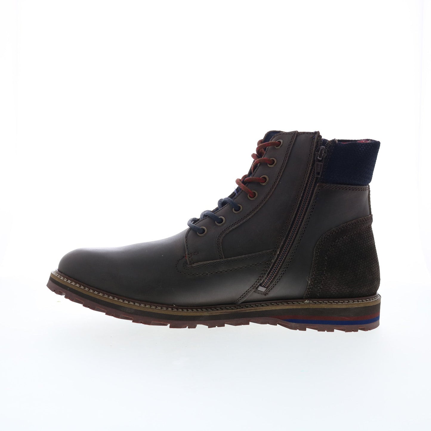 Testosterone Hook One T91421 Mens Brown Leather Lace Up Casual Dress Boots