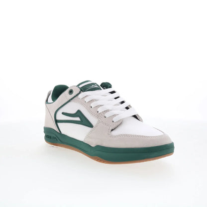 Lakai Telford Elite Mens White Suede Lace Up Skate Inspired Sneakers Shoes