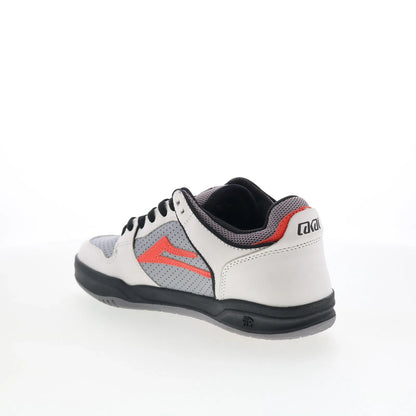 Lakai Telford Low Mens White Suede Lace Up Skate Inspired Sneakers Shoes