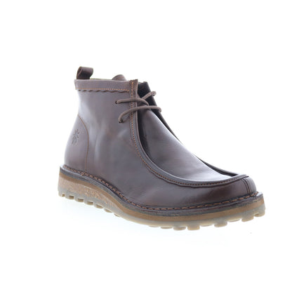 Fly London Tezi TEZI130FLY-000 Mens Brown Leather Chukkas Boots