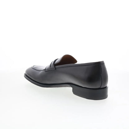 Pastori by Di Bianco Titus Mens Gray Leather Loafers & Slip Ons Penny Shoes