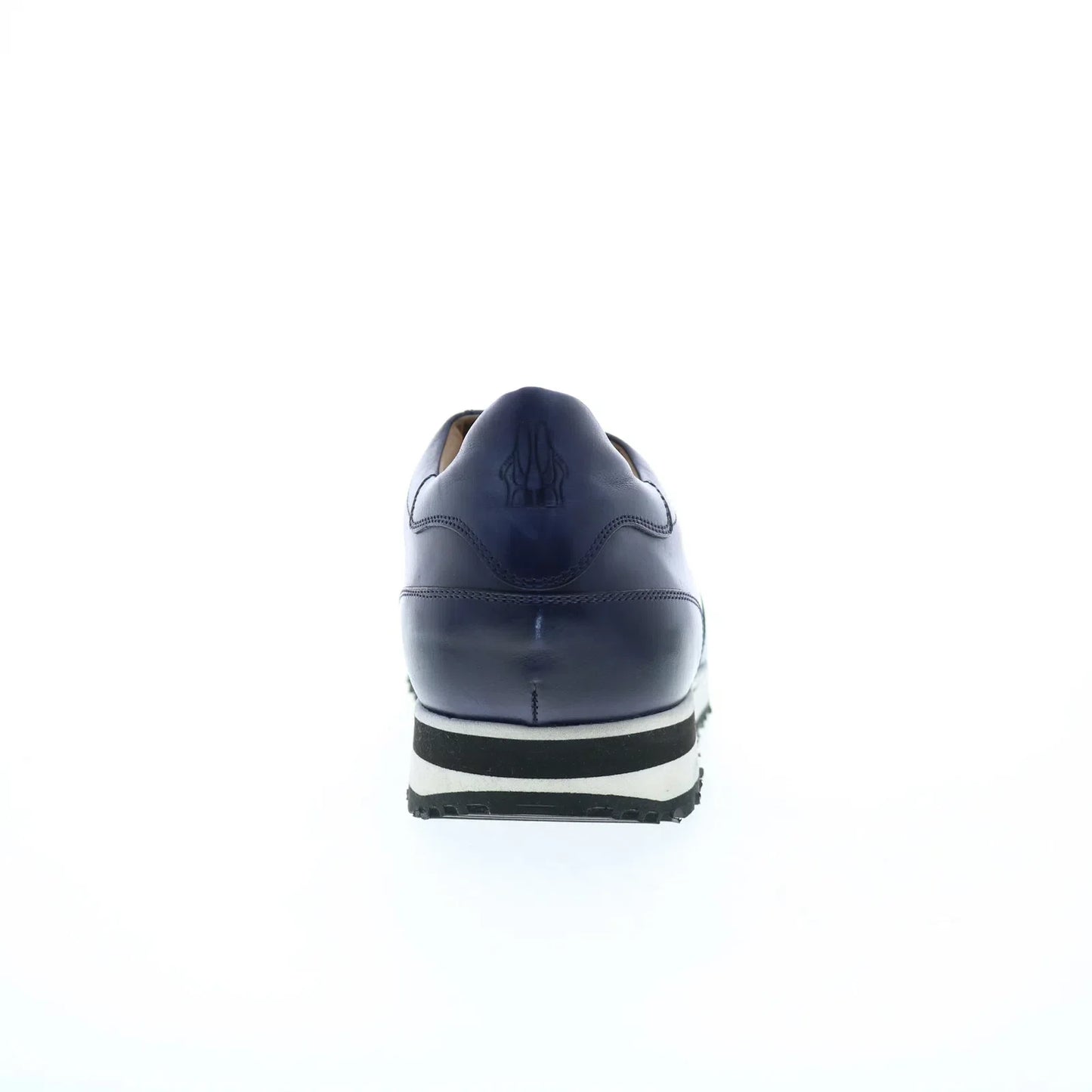 Di Bianco SB307 Mens Blue Leather Lace Up Lifestyle Sneakers Shoes