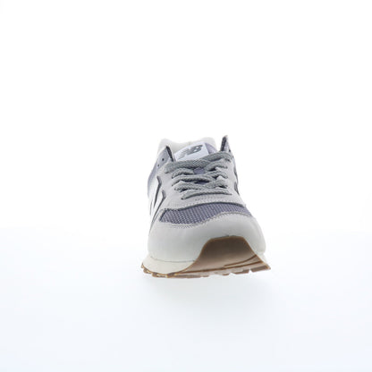 New Balance 574 U57418X Mens Gray Leather Lace Up Lifestyle Sneakers Shoes