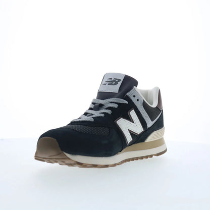 New Balance 574 U5748SB Mens Gray Nubuck Lace Up Lifestyle Sneakers Shoes