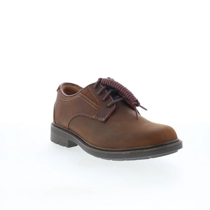 Clarks Un Shire Low 26174580 Mens Brown Oxfords & Lace Ups Plain Toe Shoes