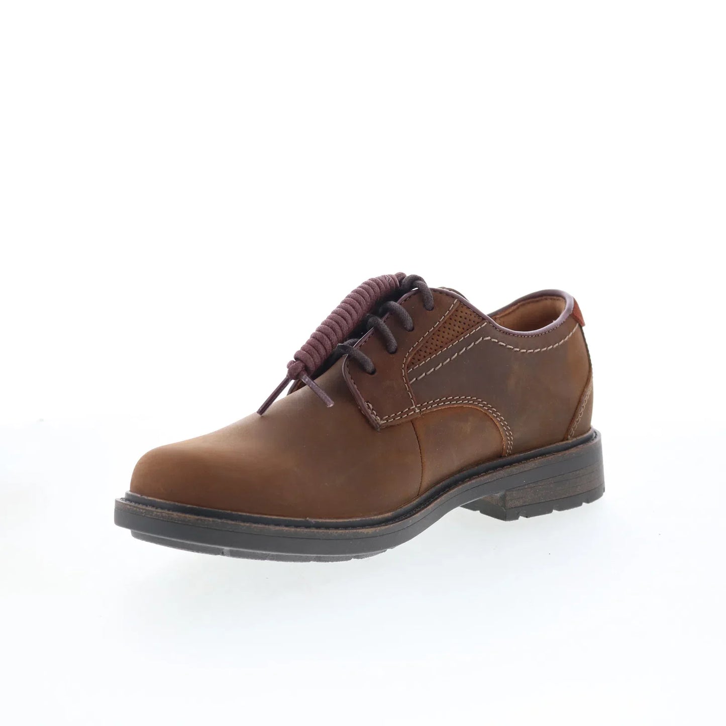 Clarks Un Shire Low 26174580 Mens Brown Oxfords & Lace Ups Plain Toe Shoes