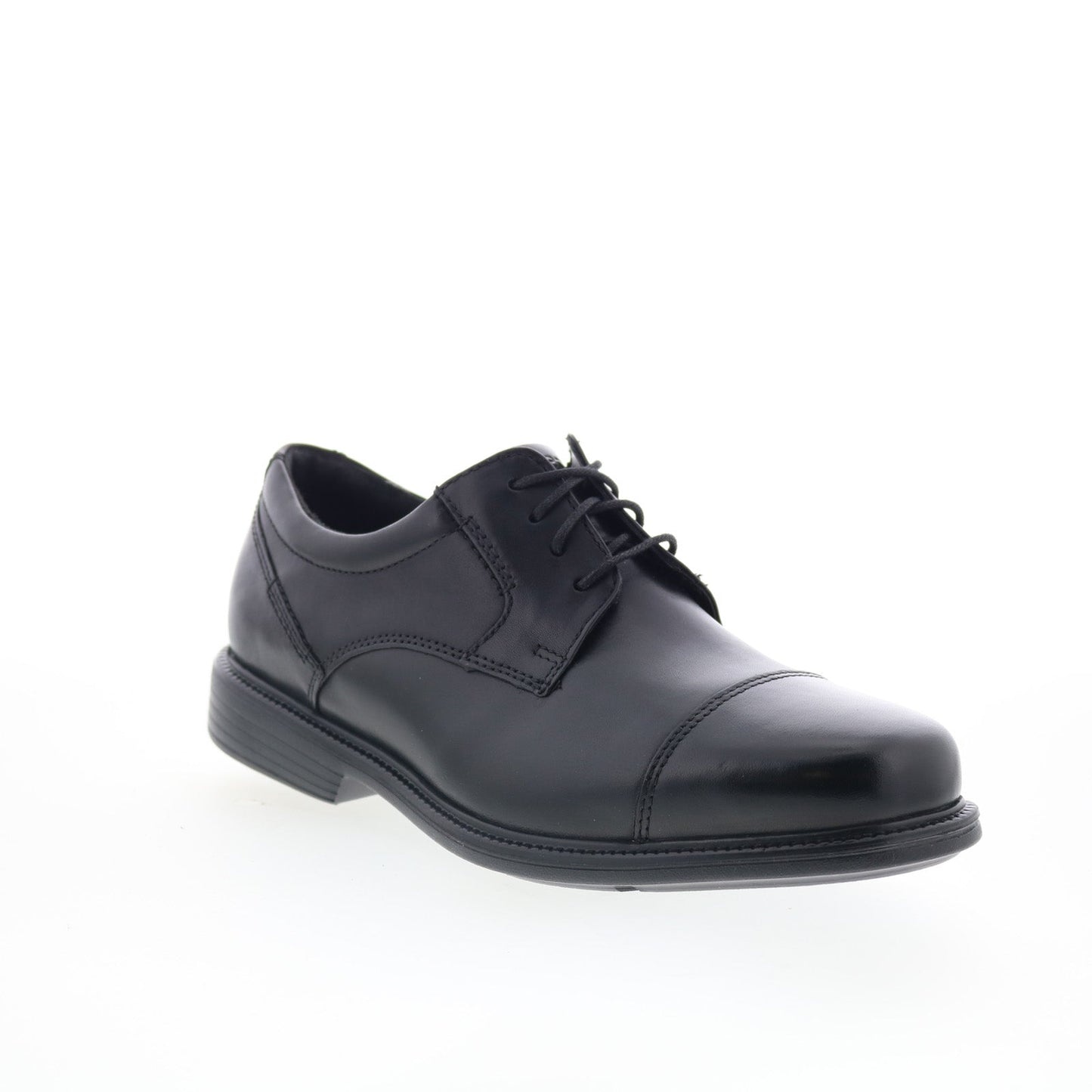 Rockport Charles Road Cap Toe V80556 Mens Black Oxfords Cap Toe Shoes