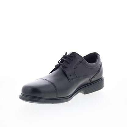 Rockport Charles Road Cap Toe V80556 Mens Black Oxfords Cap Toe Shoes