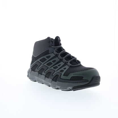 Wolverine Rev Vent DuraShocks FLX CarbonMax Mid Mens Gray Wide Work Boots