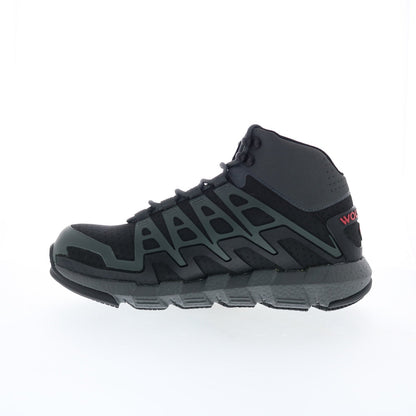 Wolverine Rev Vent DuraShocks FLX CarbonMax Mid Mens Gray Wide Work Boots